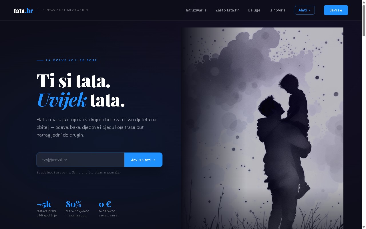 tata.hr — platforma za pravo djeteta na obitelj